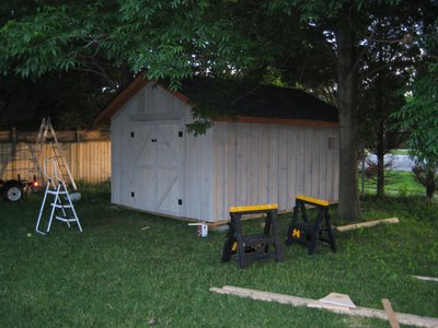 borrowed a book from the library on how to build sheds i had