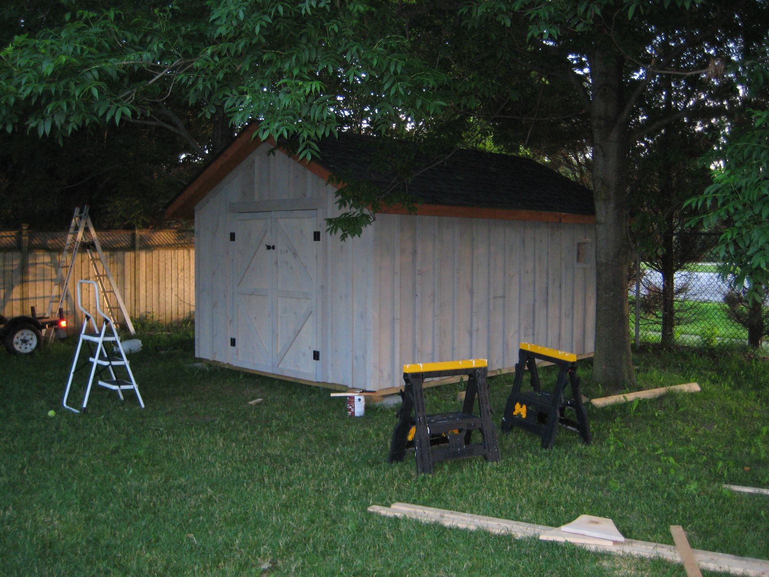 10x14 shed ideas- amish built wood vs. steel screw together vs stick 